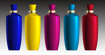 黃色酒瓶設(shè)計