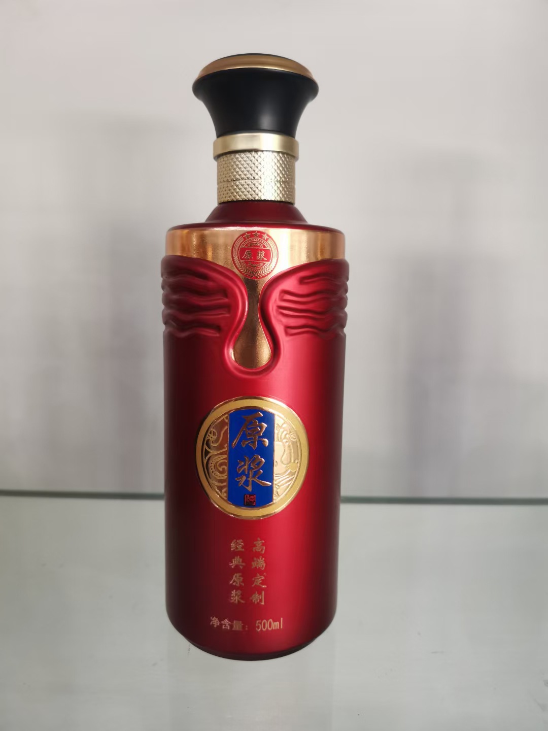 彩色噴涂白酒瓶 1斤裝醬酒酒瓶 晶白料玻璃酒瓶